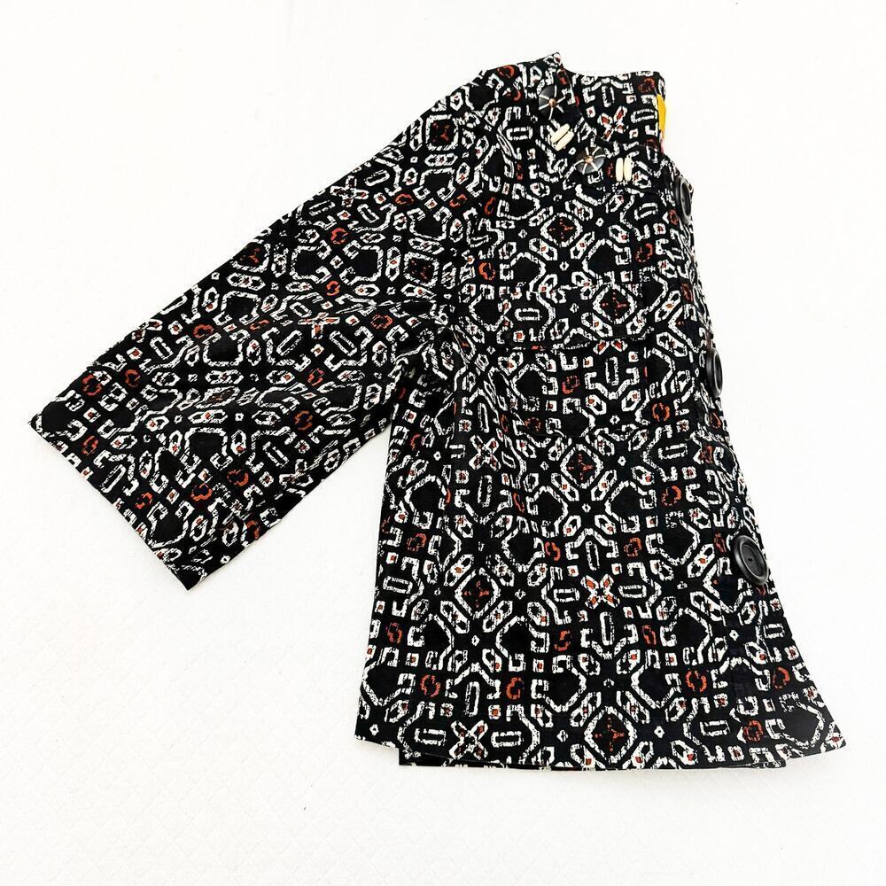 Ruby Red Geometric Tribal Patterned Lightweight C… - image 5